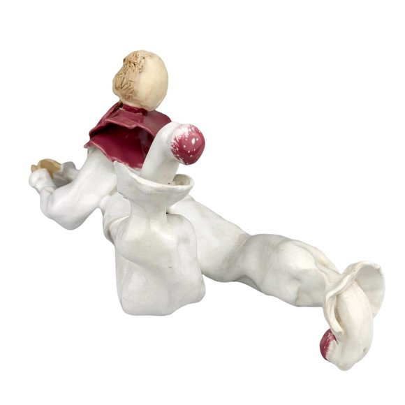 Vtg Studio Art Pottery Clown Sculpture Figurine Whimsical Artist Signed OOAK - Picture 7 of 16